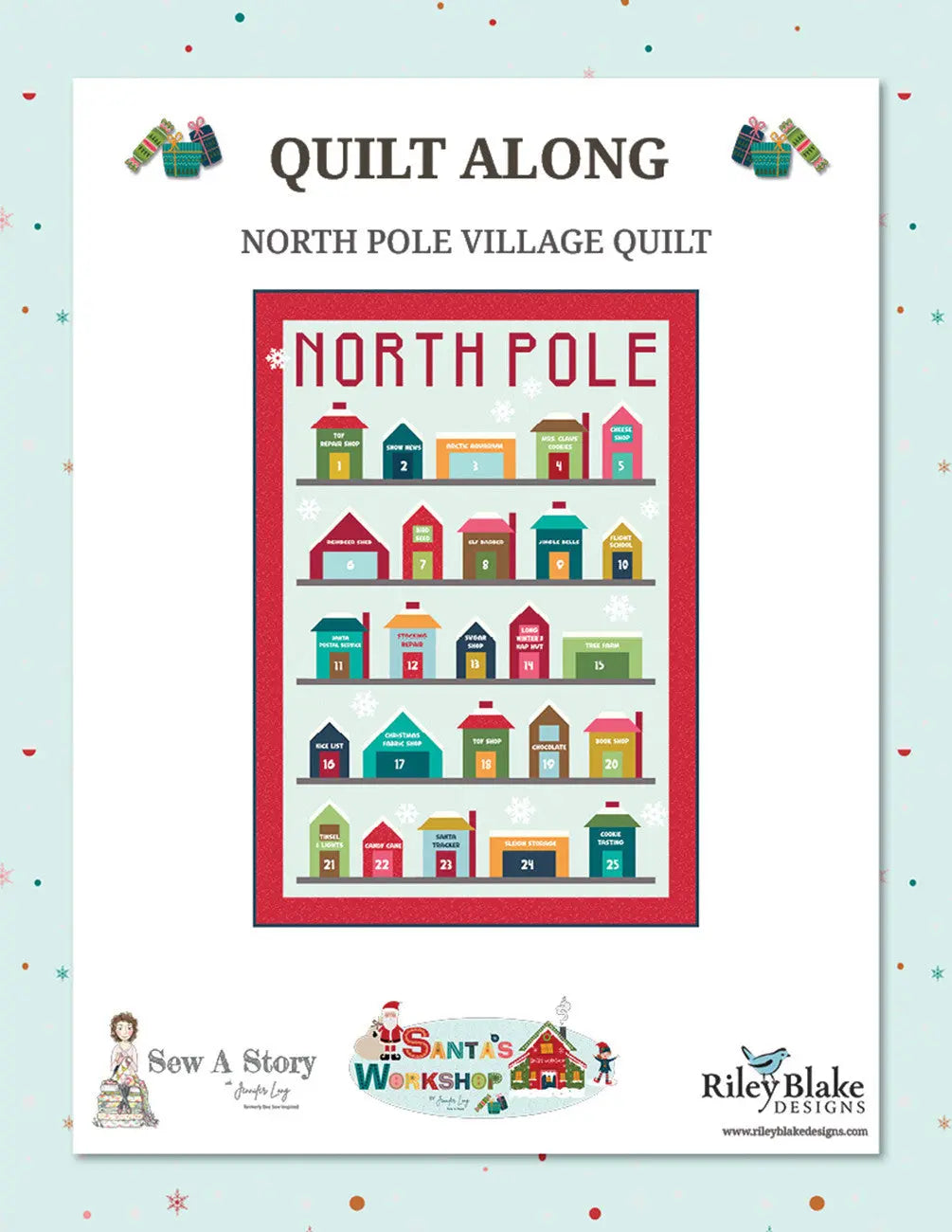 North Pole Village Advent Quilt Checker Distributor