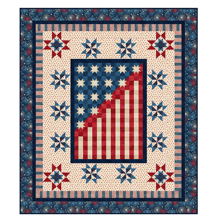Northcott Fabrics Celebration of Stars Quilt Kit