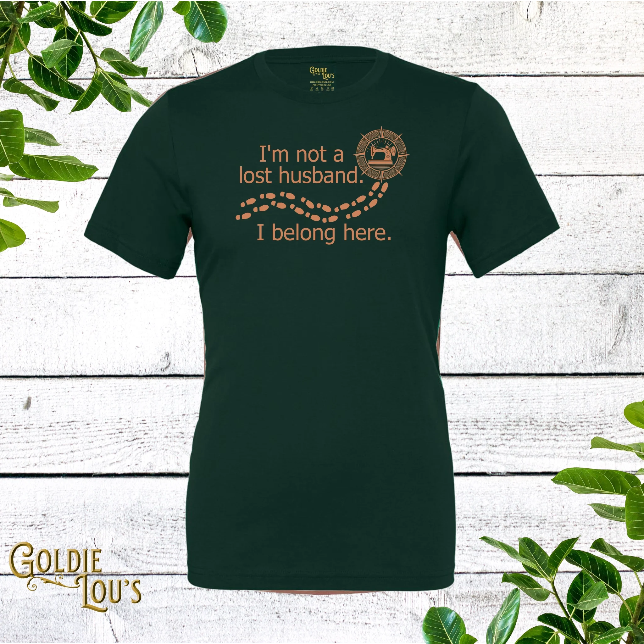 Not A Lost Huband Quilting T-shirt