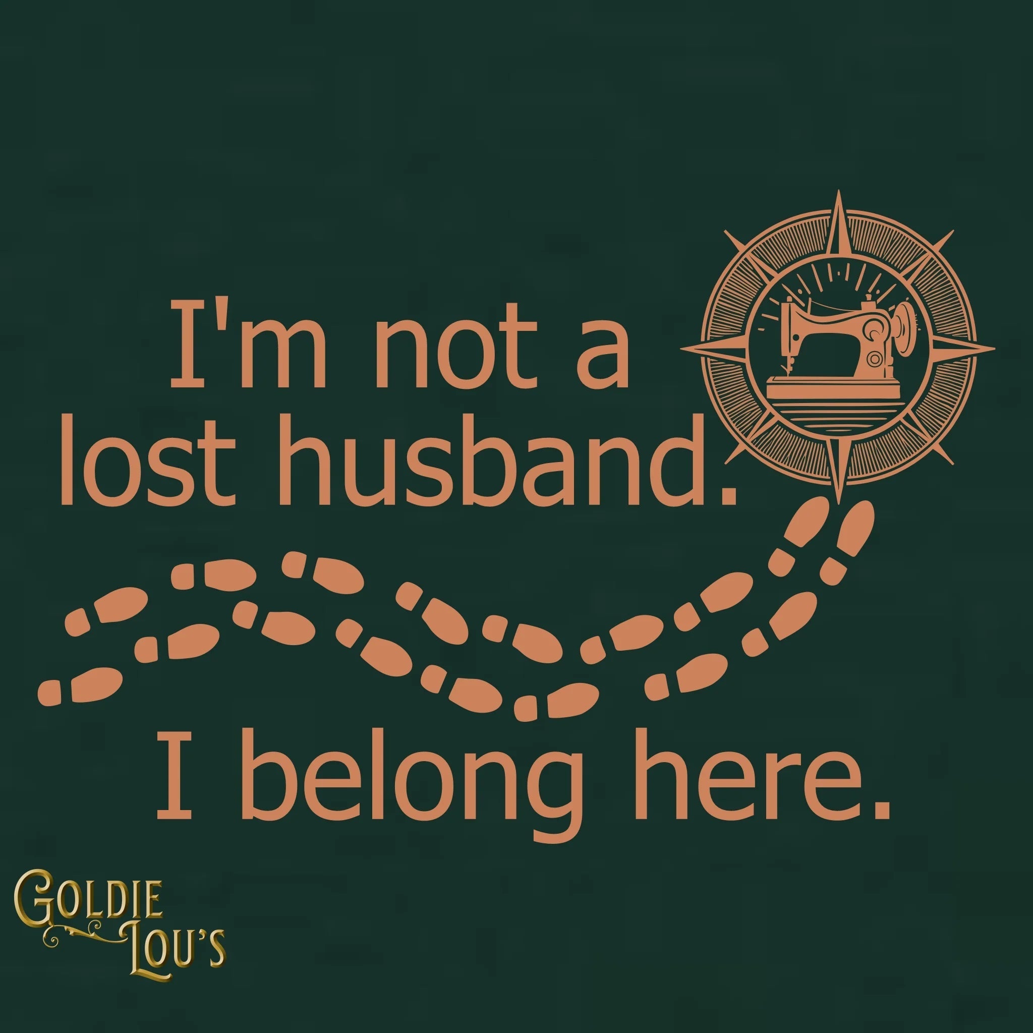 Not A Lost Huband Quilting T-shirt