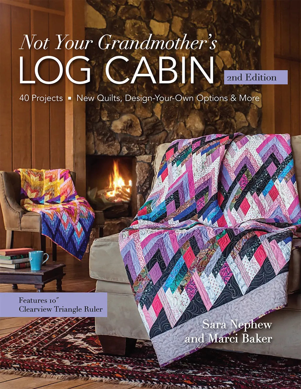 Not Your Grandmothers Log Cabin, 2nd Edition - Linda's Electric Quilters