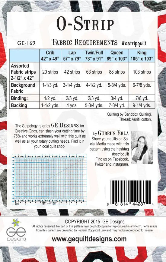 O-Strip Pattern 169 GE Designs