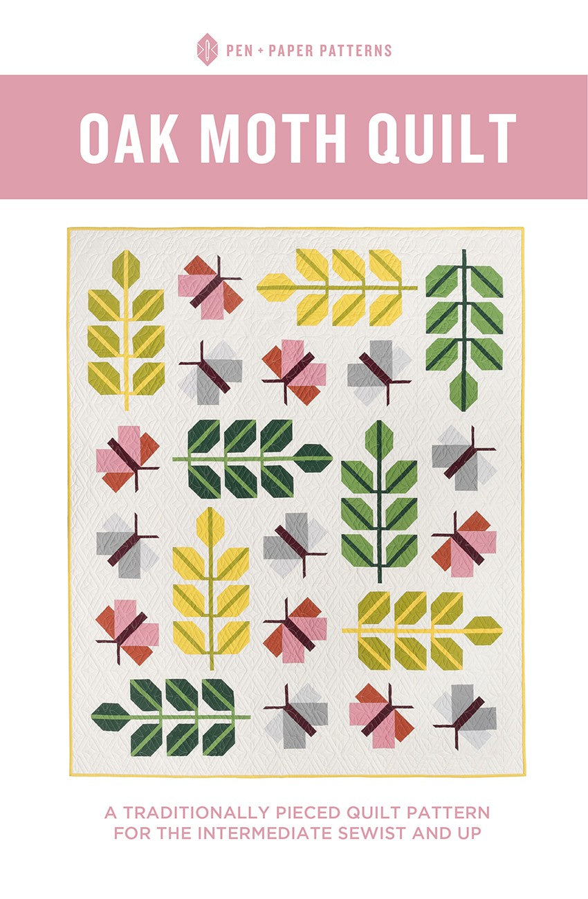 Oak Moth Quilt Pattern - Linda's Electric Quilters