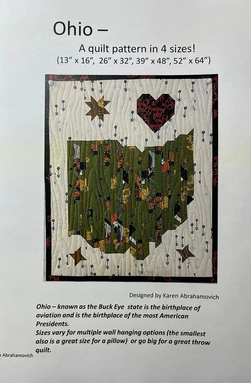Ohio Quilt Pattern - Linda's Electric Quilters