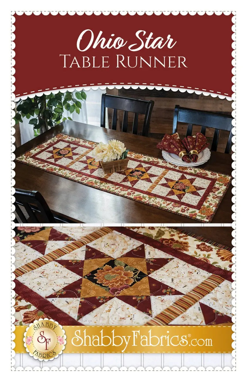 Ohio Star Table Runner - Linda's Electric Quilters