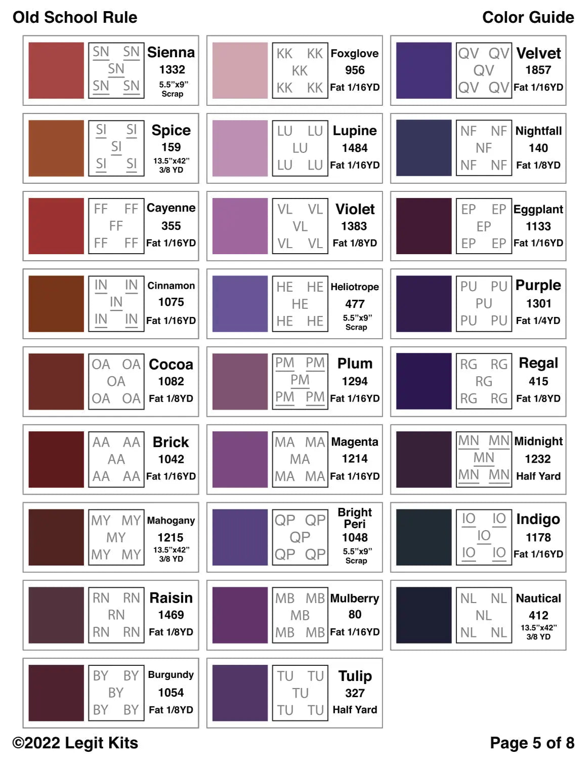 Old School Rule Pattern Legit Kits