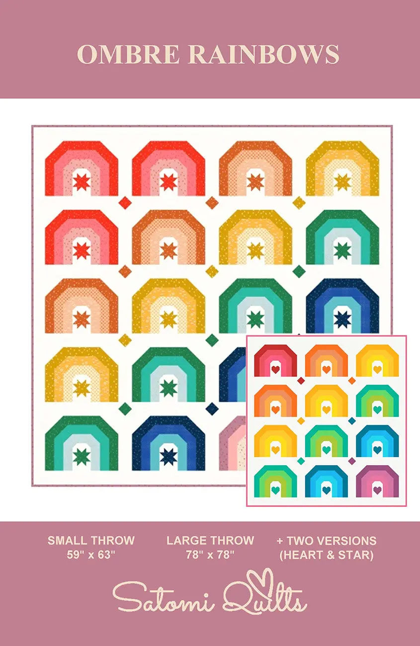 Ombre Rainbows - Linda's Electric Quilters