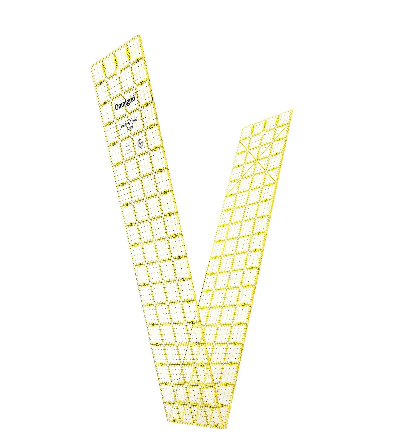 Omnigrid Folding Travel Ruler 4in x 36in - Linda's Electric Quilters