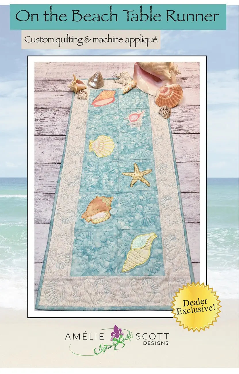 On The Beach Table Runner - Linda's Electric Quilters