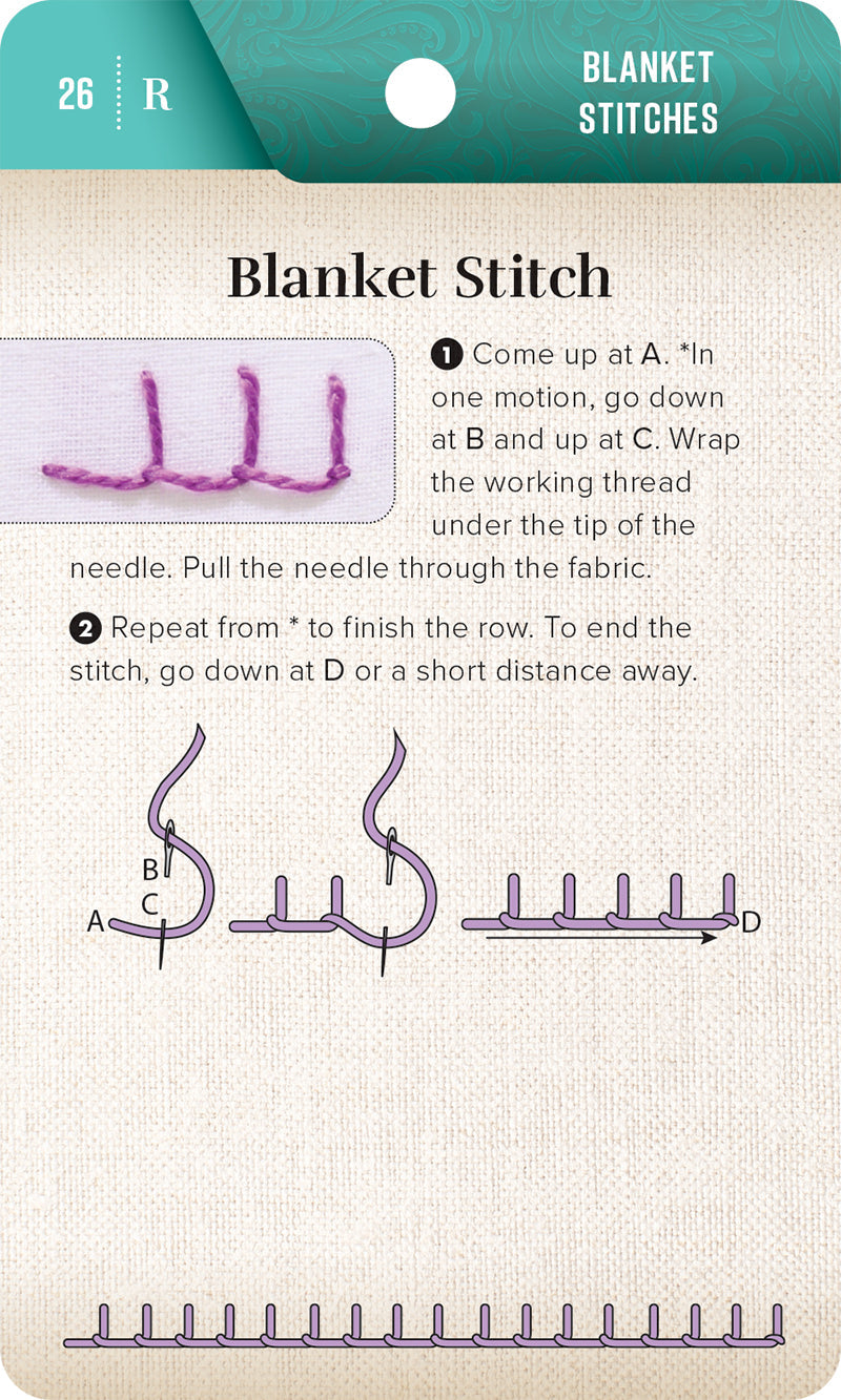 On-the-Go Embroidery Cards Set 1