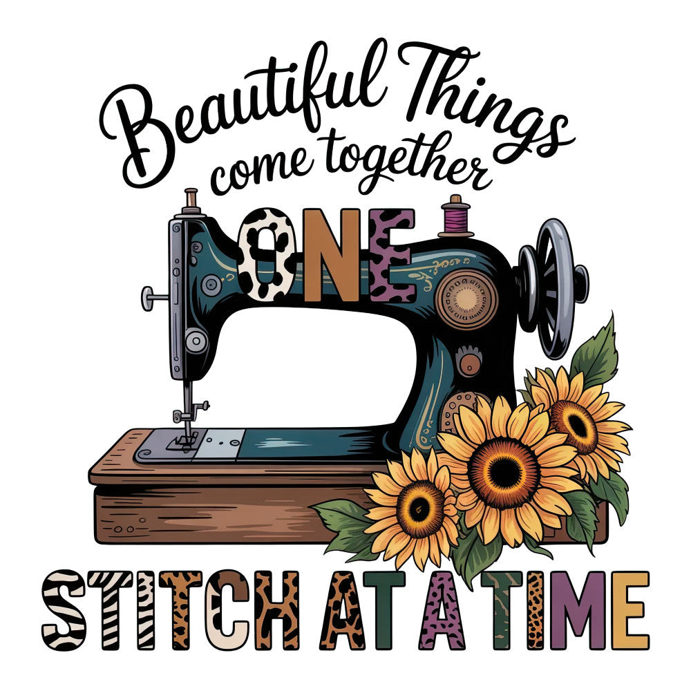 One Stitch at a Time Fabric Panel 1