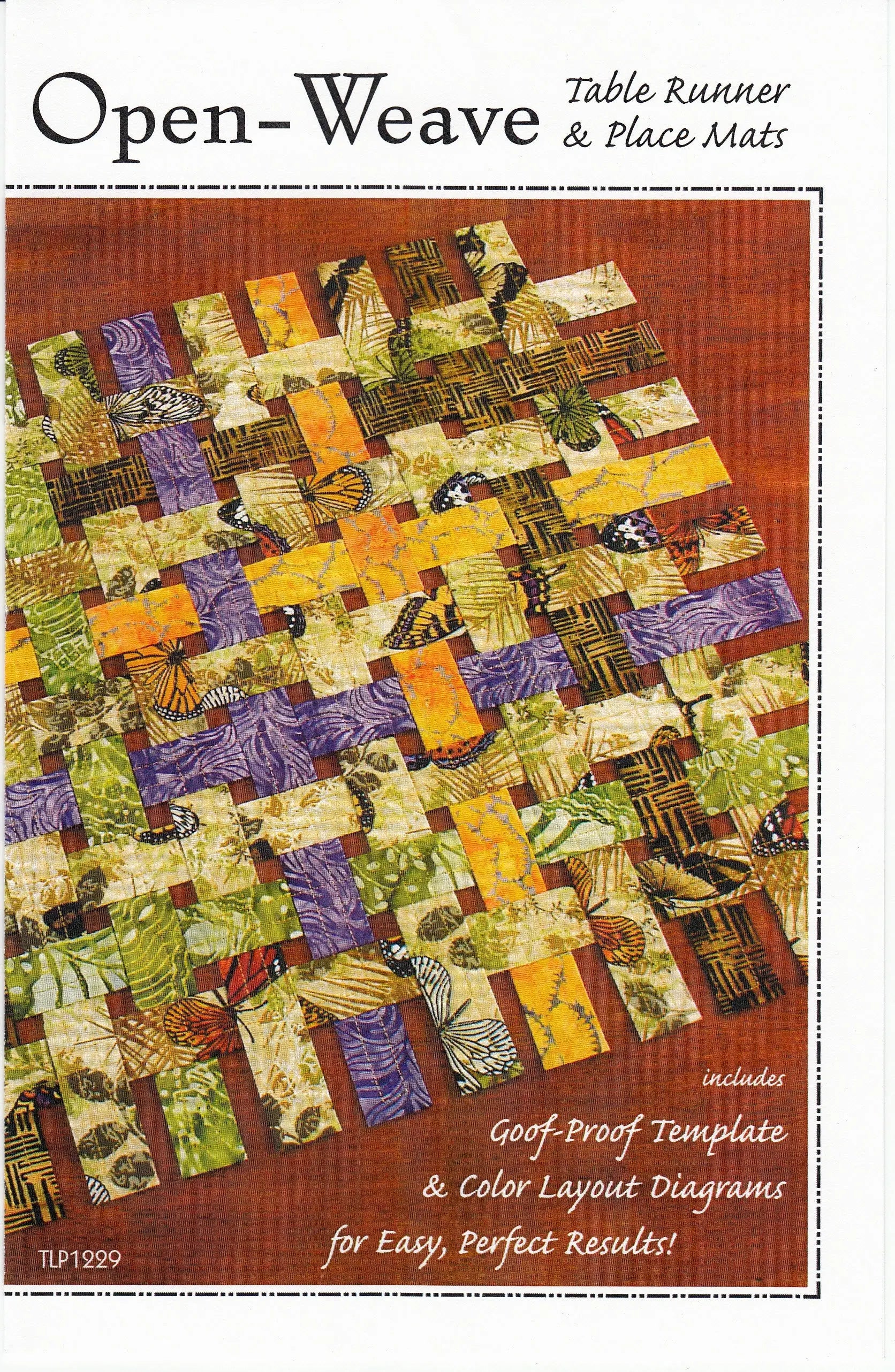 Open-Weave Table Runner - Linda's Electric Quilters