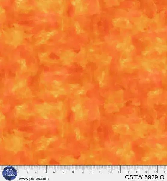 Orange Color Stories Cotton Wideback Fabric per yard P&B Textiles
