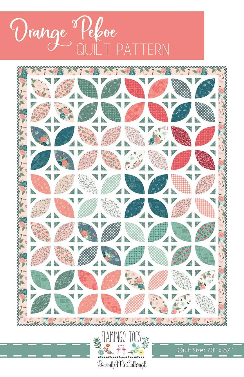 Orange Pekoe Quilt Pattern - Linda's Electric Quilters