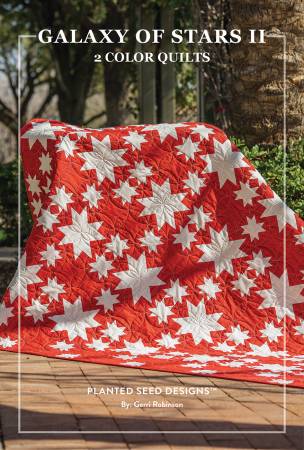 Galaxy of Stars II two colour quilt booklet by Gerri Robinson