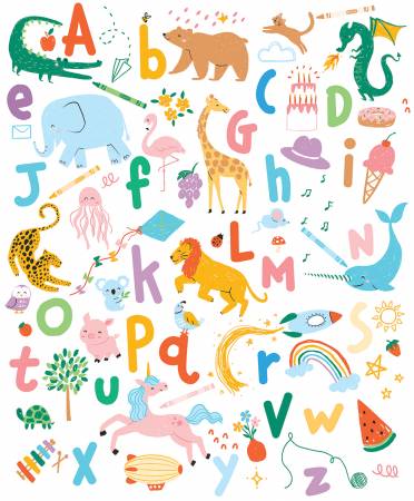 Riley Blake Crayola 36 x 43 inch fabric panel P15416