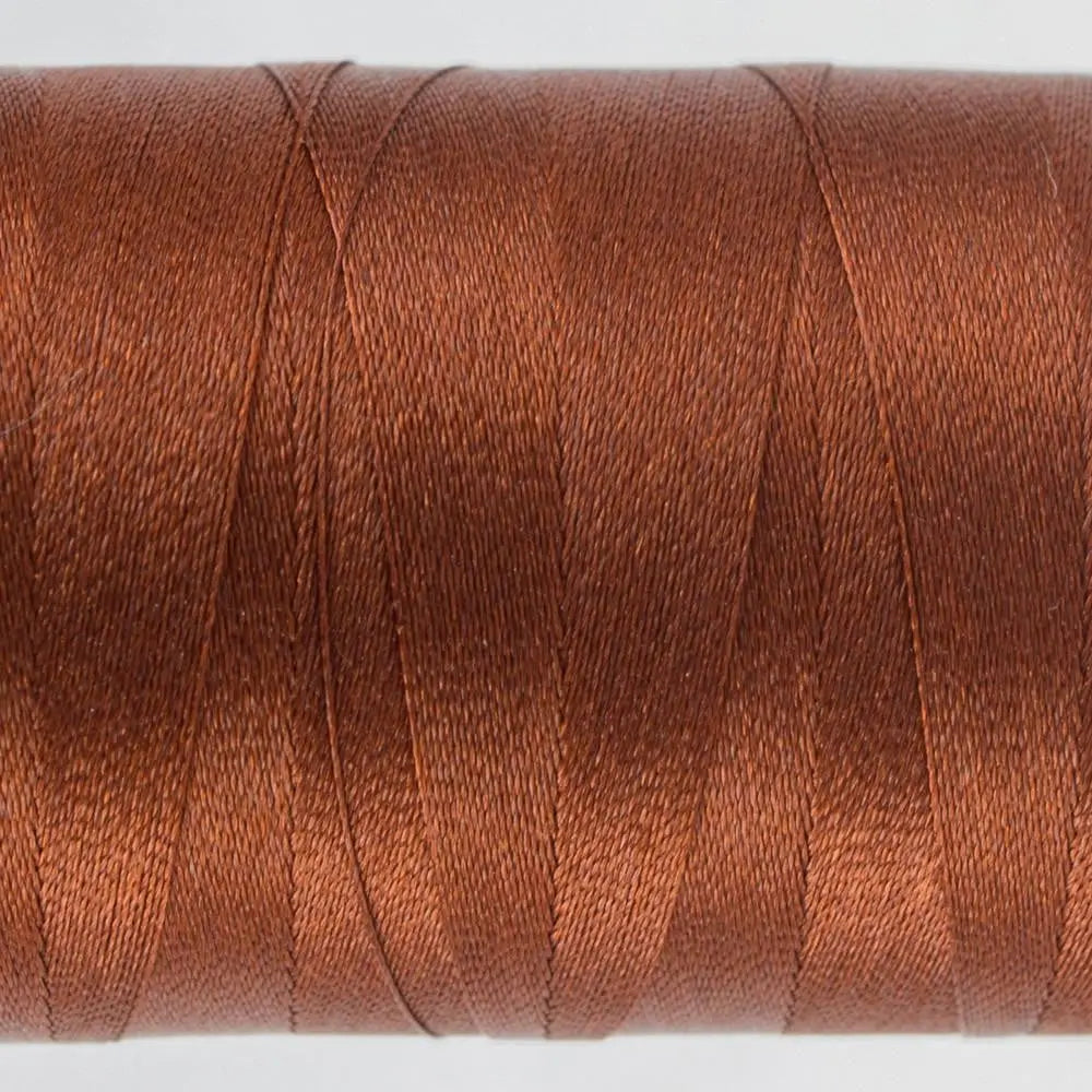 P4314 - Polyfast™ 40wt Trilobal Polyester Bright Rust Thread WonderFil USA