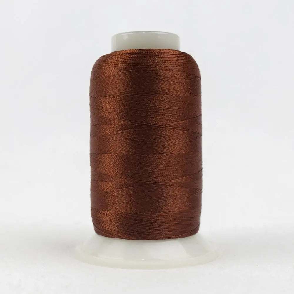 P4333 - Polyfast™ 40wt Trilobal Polyester Dark Copper Brown Thread\ WonderFil USA