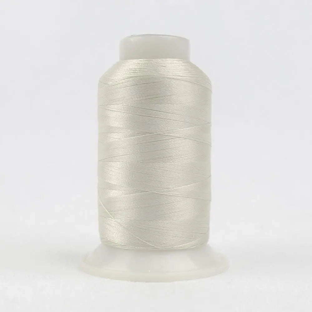 P6582 - Polyfast™ 40wt Trilobal Polyester Frosty White Thread WonderFil USA