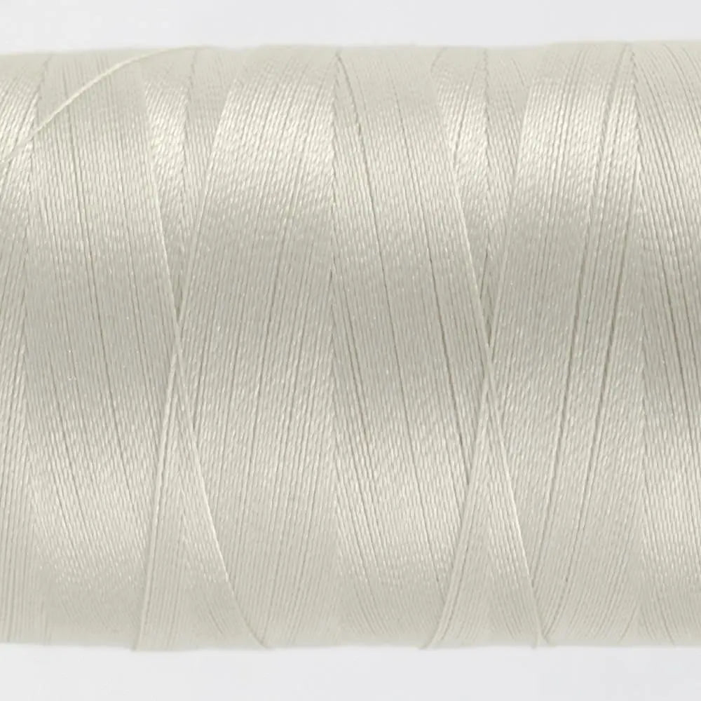 P6582 - Polyfast™ 40wt Trilobal Polyester Frosty White Thread WonderFil USA