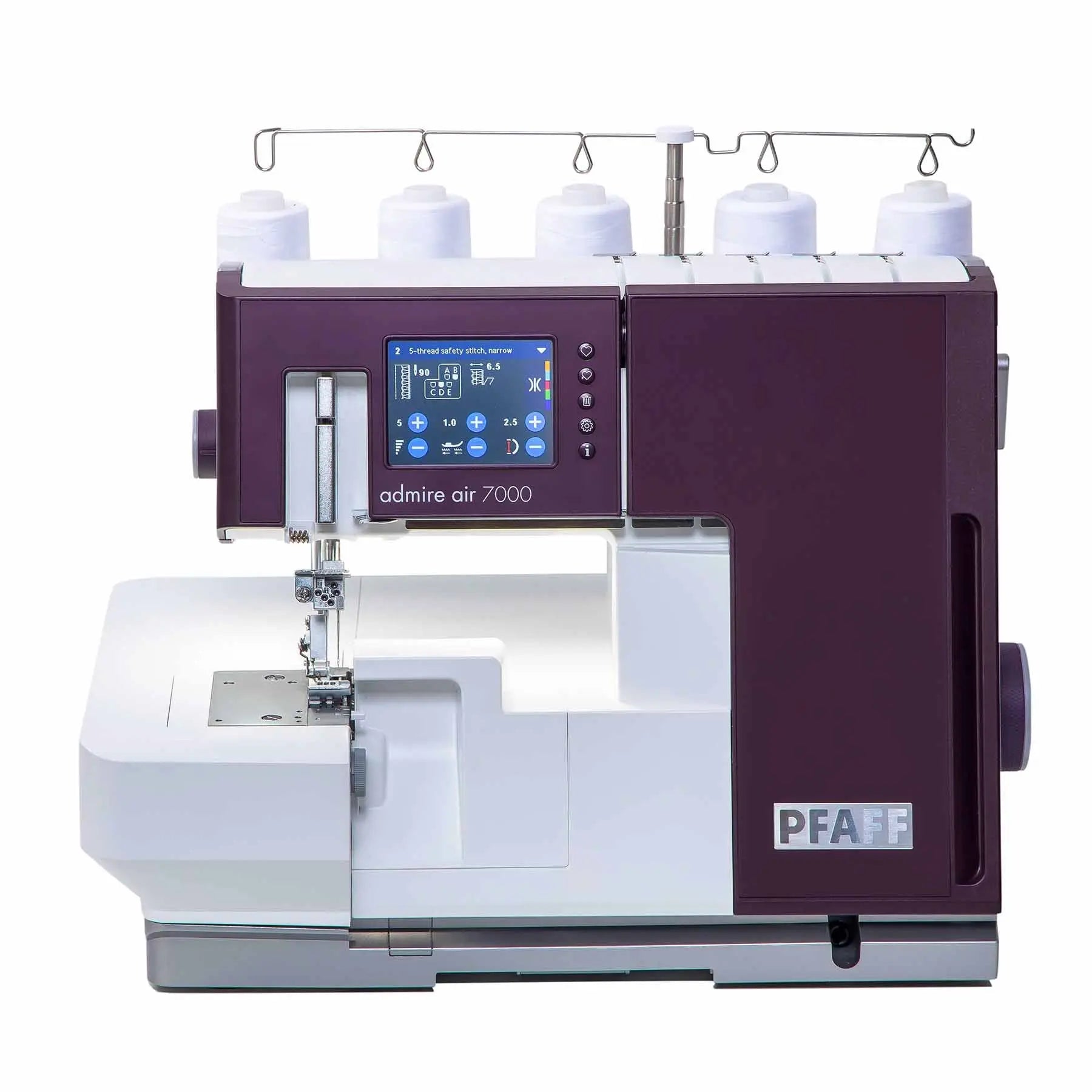 PFAFF® admire™ air 7000 Purple Coverlock Machine Singer