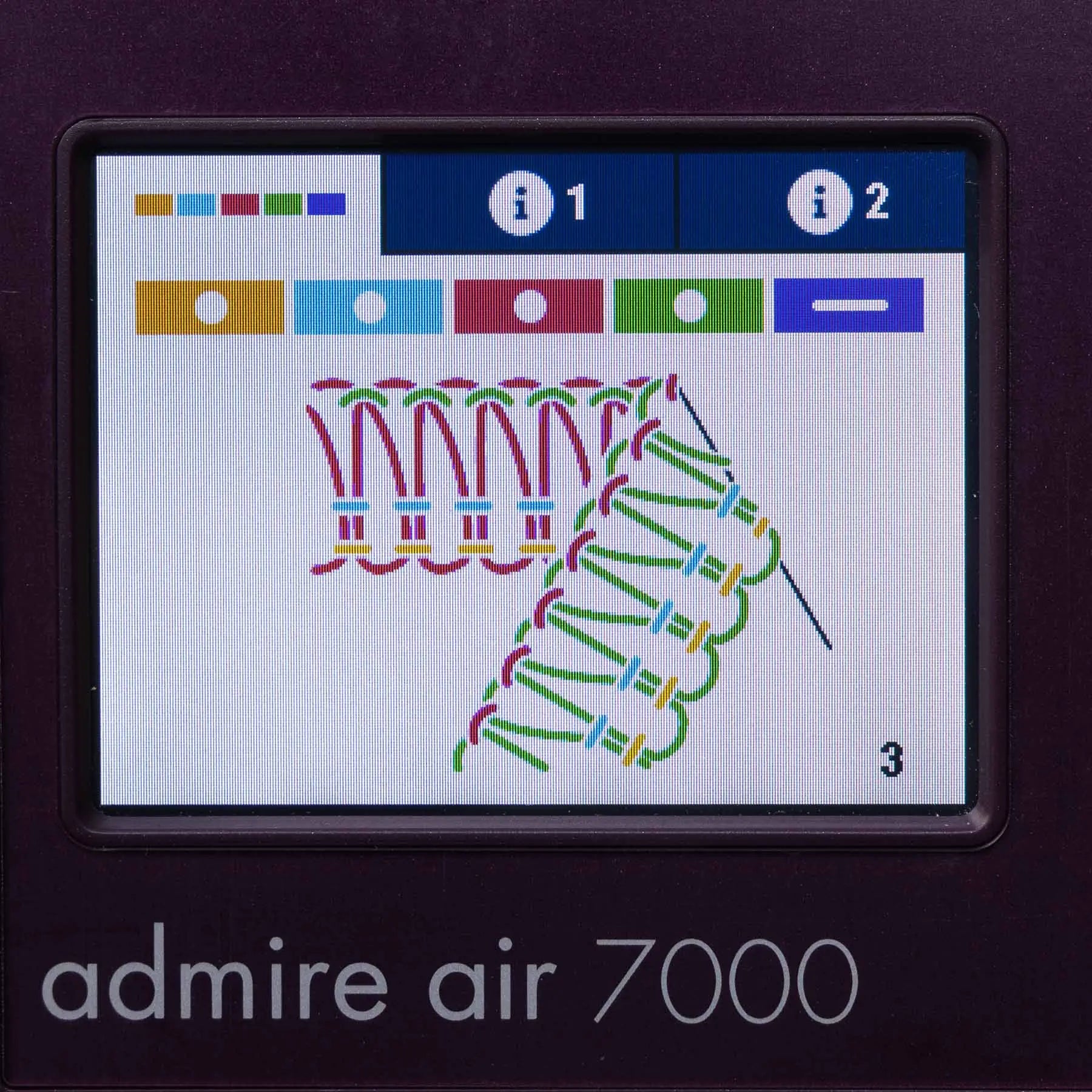 PFAFF® admire™ air 7000 Purple Coverlock Machine Singer