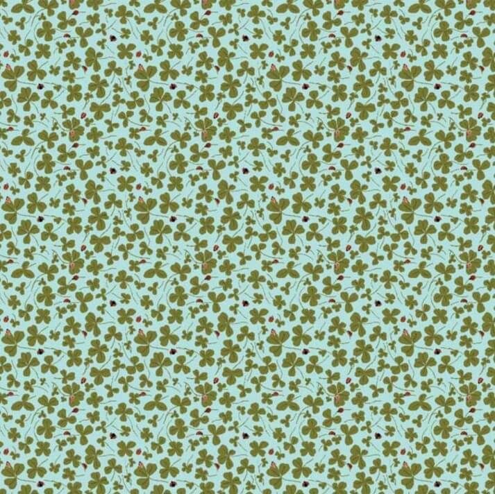 Promise Me - Lucky Me - Blue 44" / 45" Fabric Per Yard