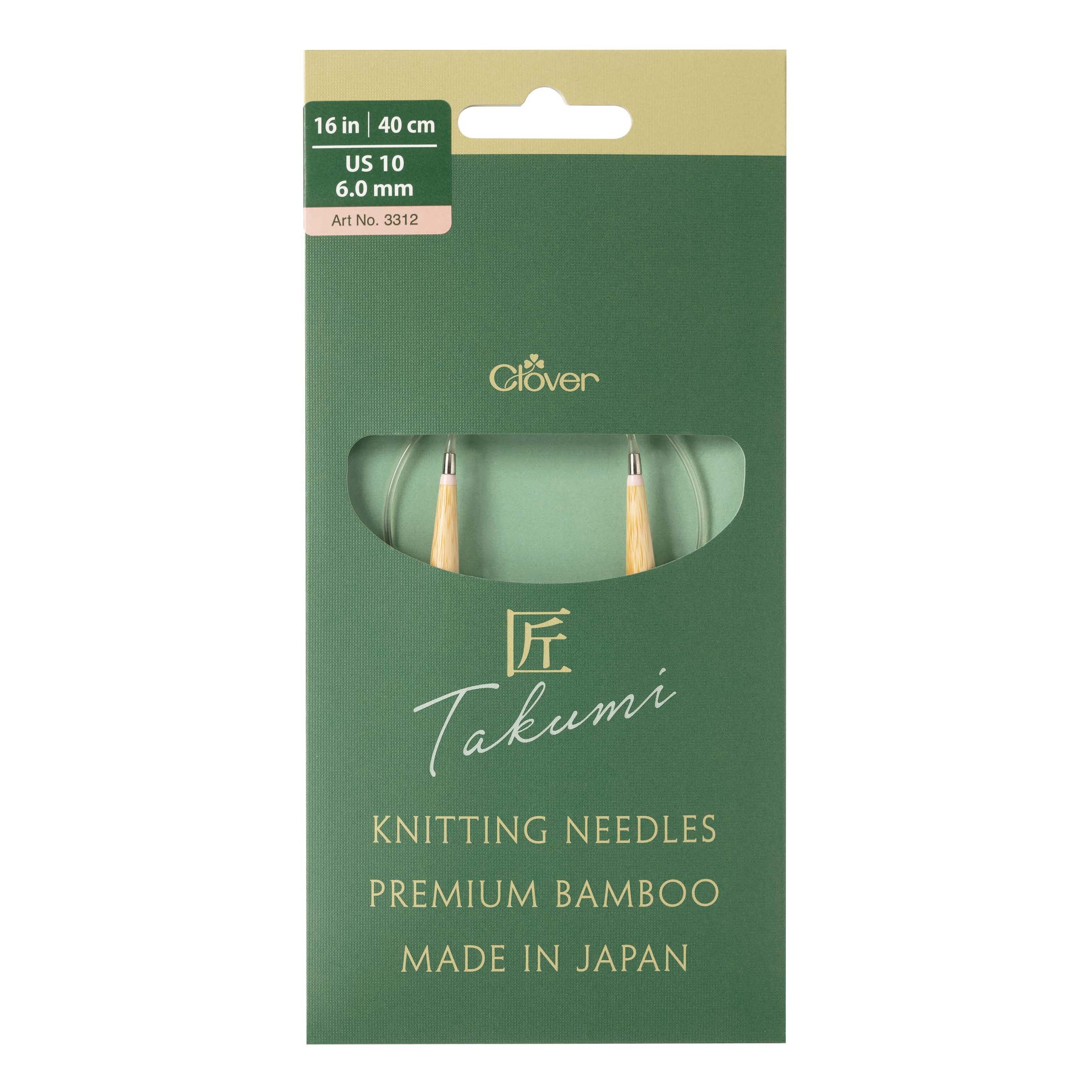 PRO "Takumi" Circular Knitting Needle 16in. No.10 (6.0mm)