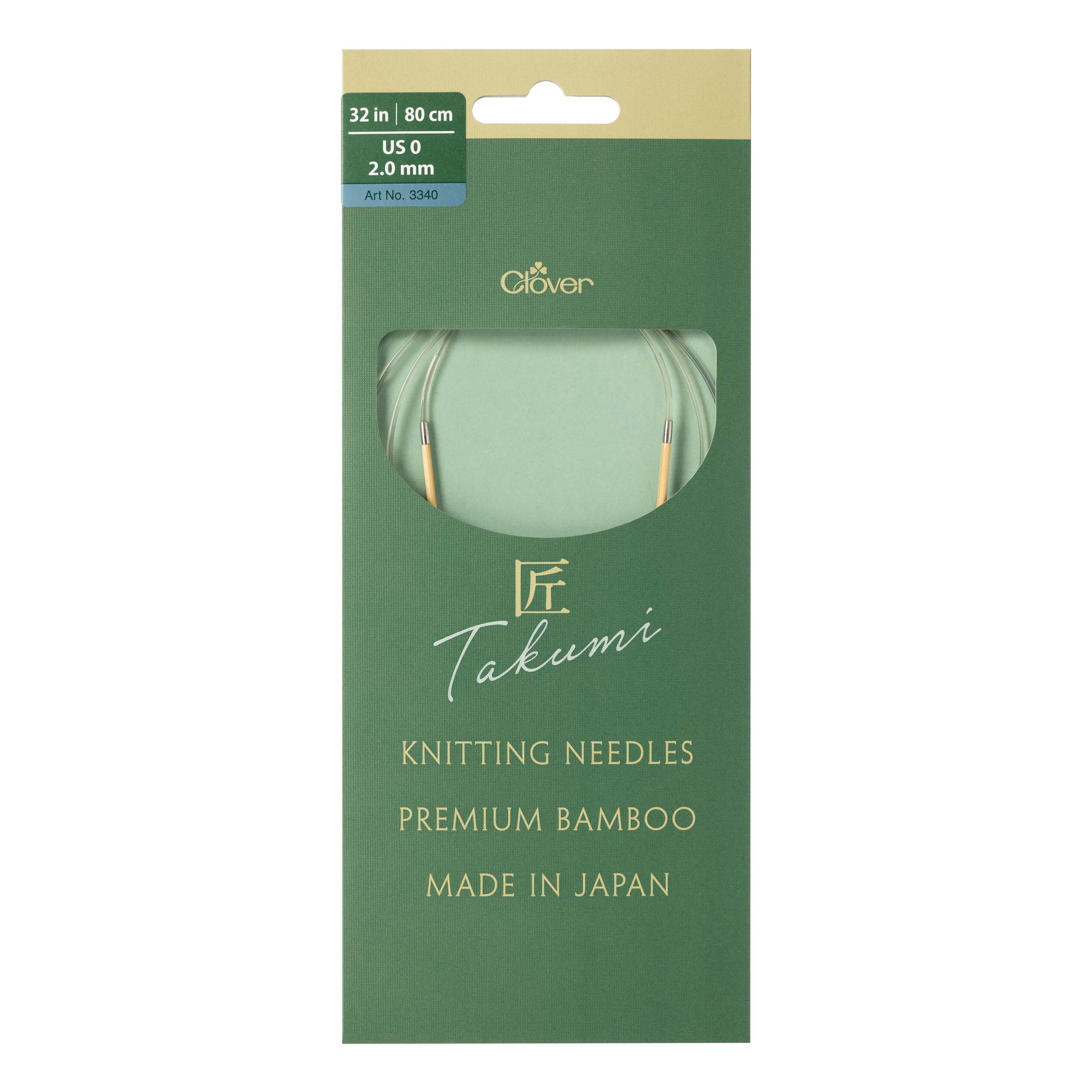 PRO "Takumi" Circular Knitting Needle 32in. No. 0 (2.0mm)