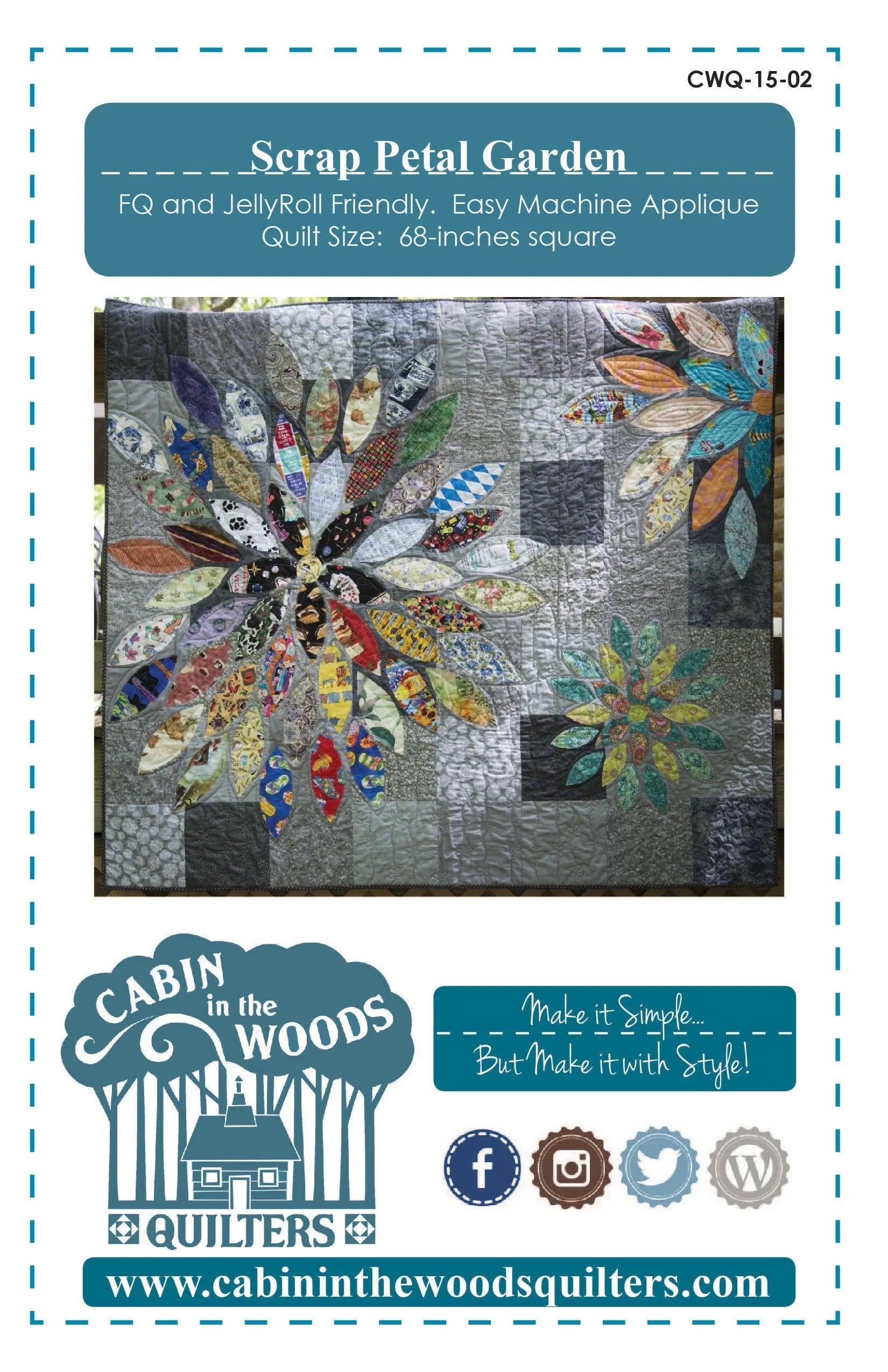 PT Scrap Petal Garden - Linda's Electric Quilters