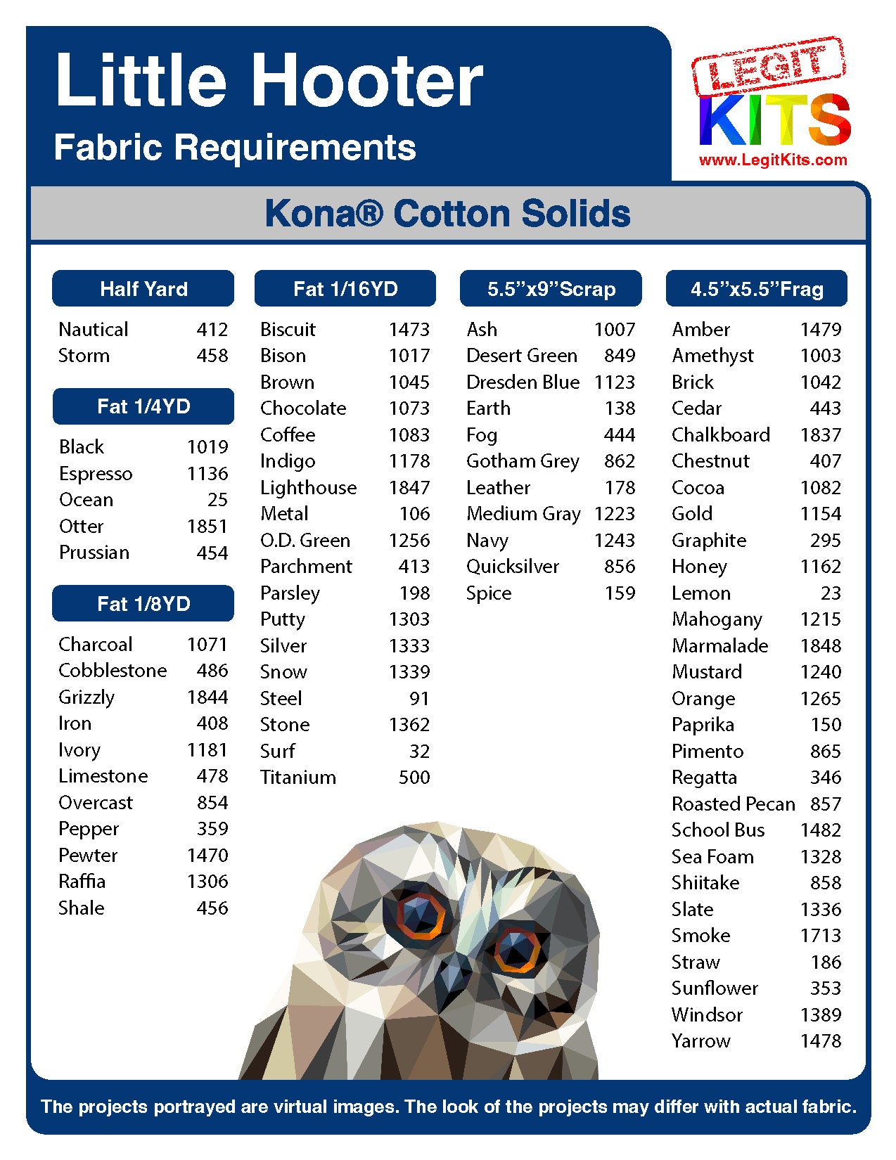 Little Hooter Quilt Kit