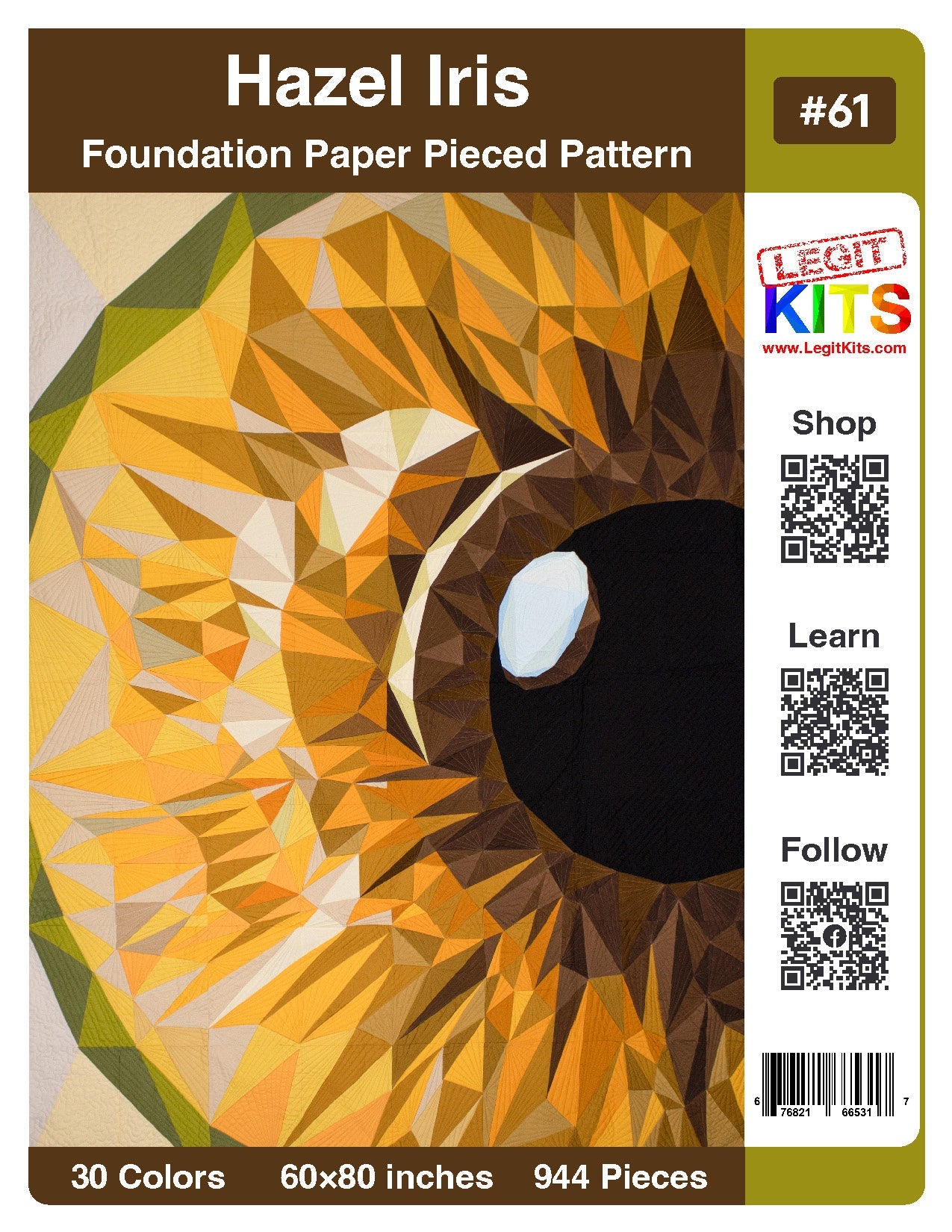 Hazel Iris Quilt Kit