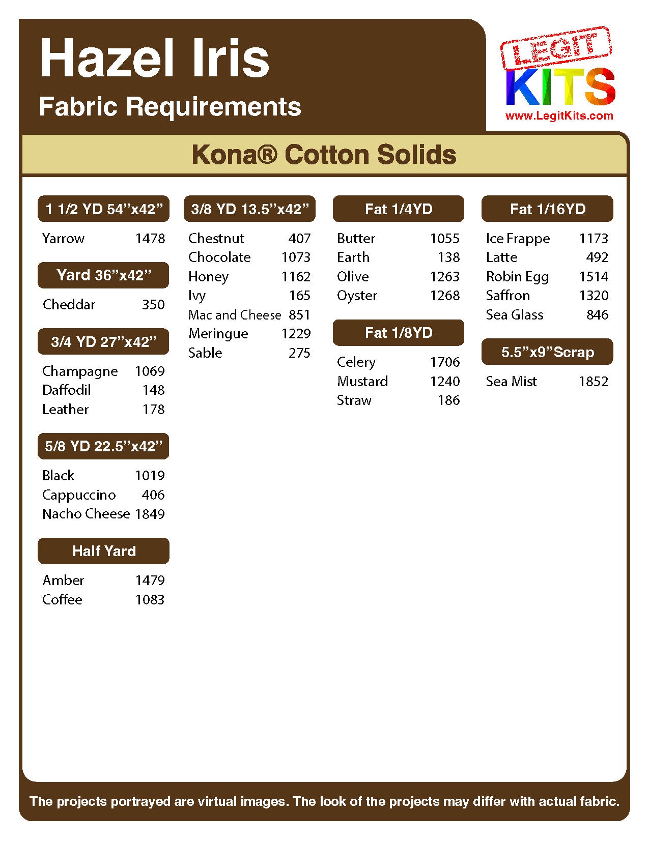 Hazel Iris Quilt Kit