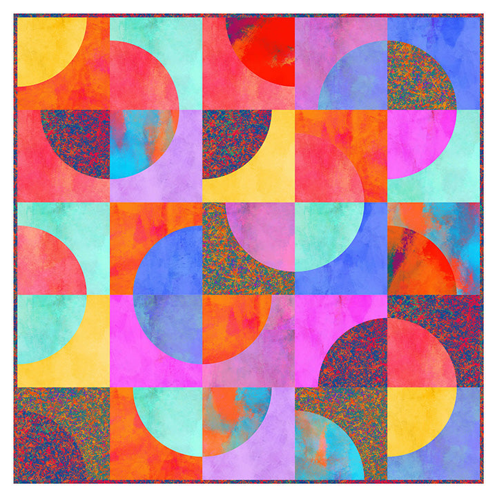Sunset Strokes - Studioscapes Sun Spots Quilt Pattern