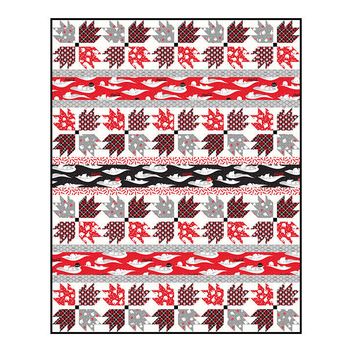 Coca-Cola Polar Winter Icy Cold Quilt Pattern