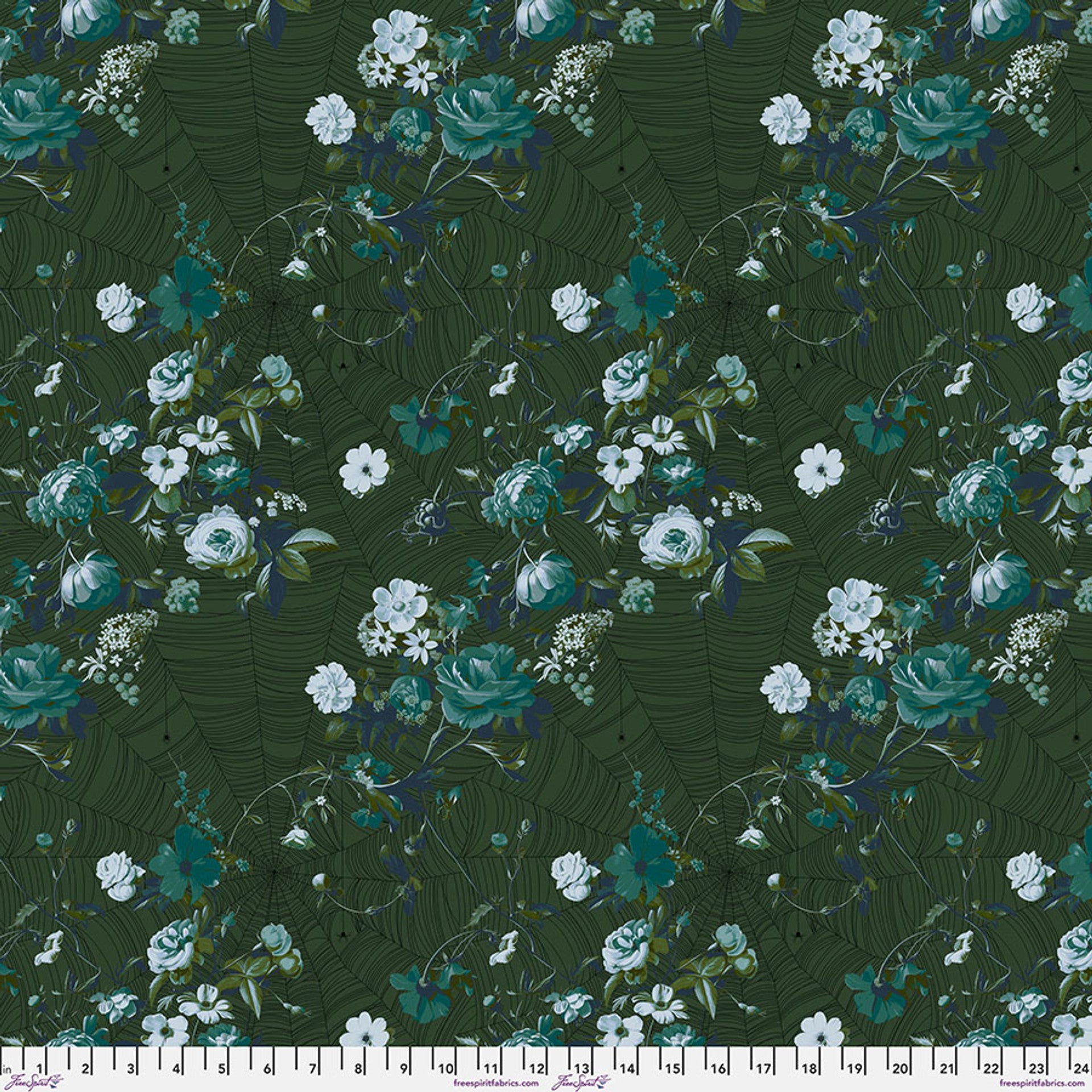 Enrapture by Giucy Giuce Vining - Verdant Cotton 44"/45" Fabric Per Yard