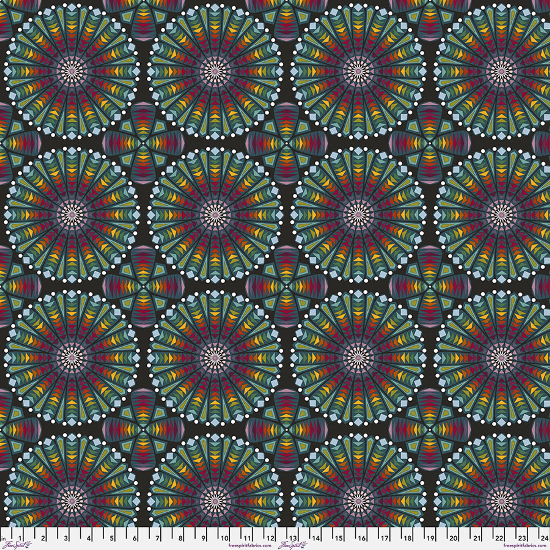 Enrapture by Giucy Giuce Stained Glass - Morning Cotton 44"/45" Fabric Per Yard