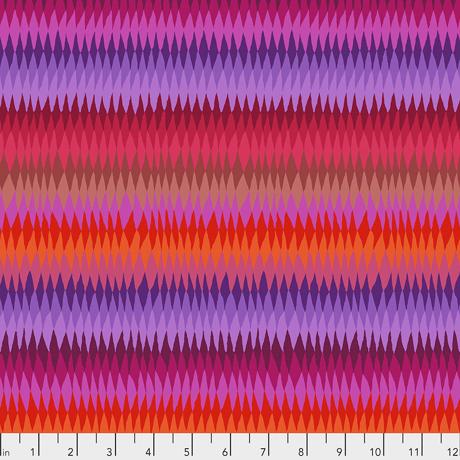 Kaffe Fassett Collective diamond stripe red