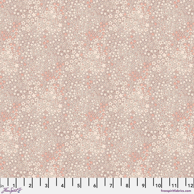 SM Flora Dora Blush Flourish And Bloom 44"/45" Cotton Fabric Per Yard