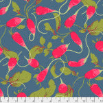 Veggies Radish Dark novelty quilting fabric by Free Spirit