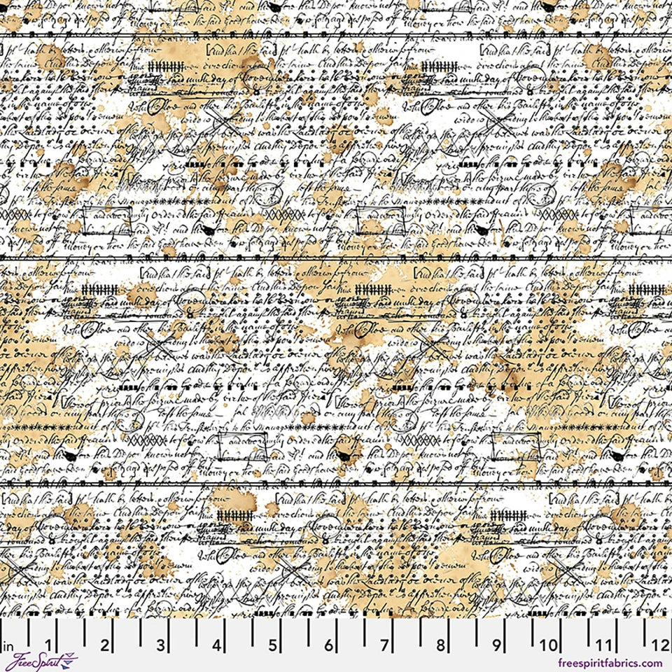 One Layer Away Freestyle Paper Cotton 44"/45" Fabric Per Yard