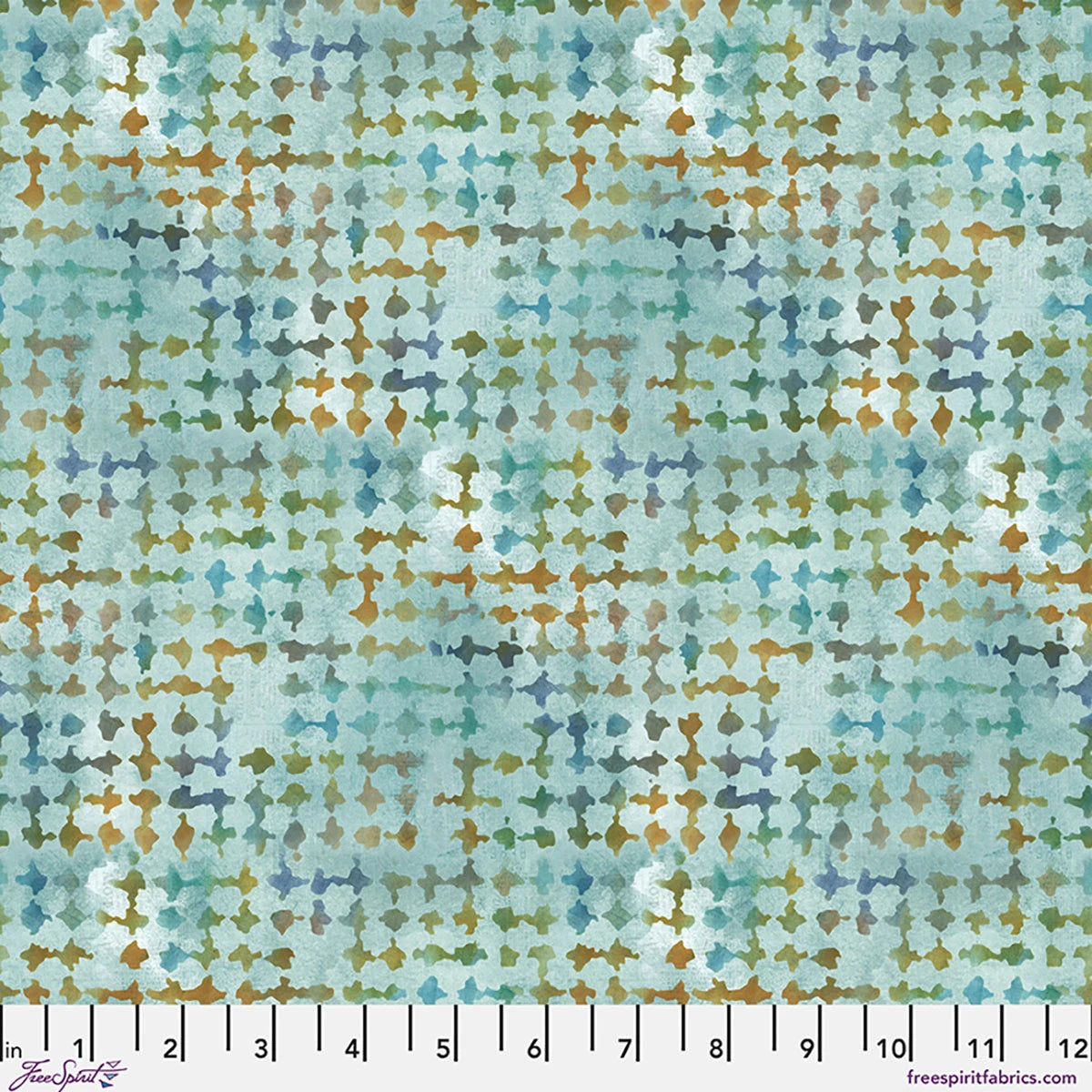 One Layer Away Mesh Mash Sky Cotton 44"/45" Fabric Per Yard
