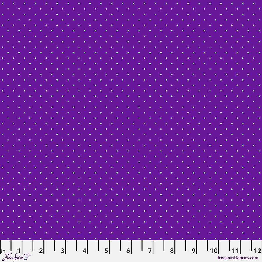 Tiny Dots Opal quilting fabric by Tula Pink for Free Spirit