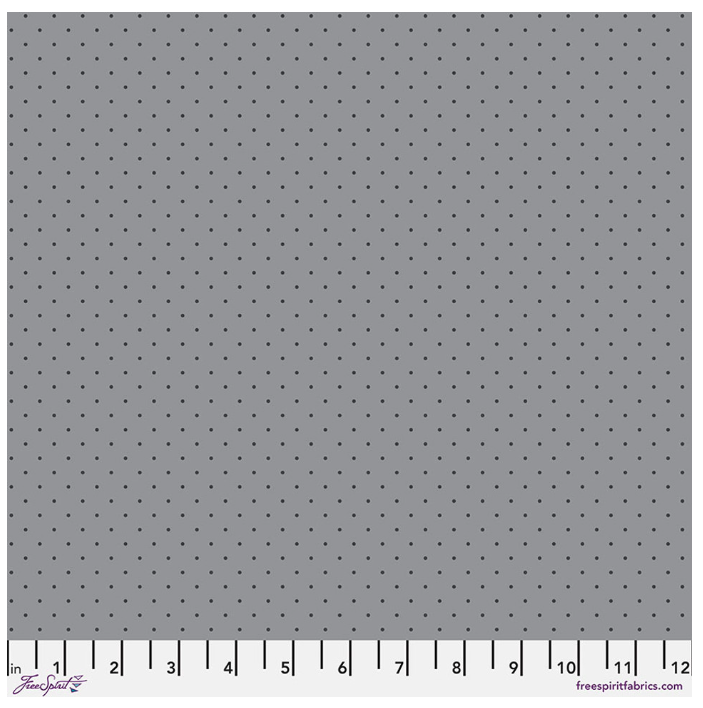 Free Spirit Tula Pink Graywork Tiny Dots Shadow quilting fabric
