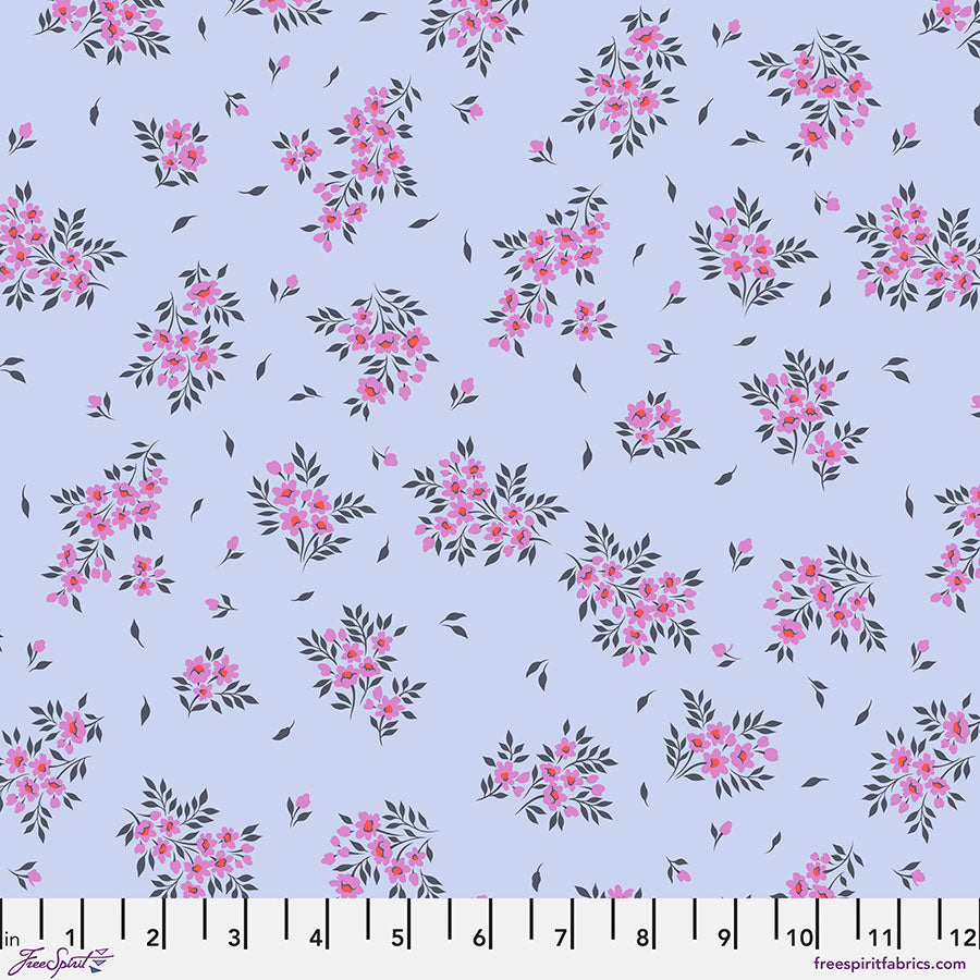 Tula Pink True Colors What a Ditz quilting fabric in Frost
