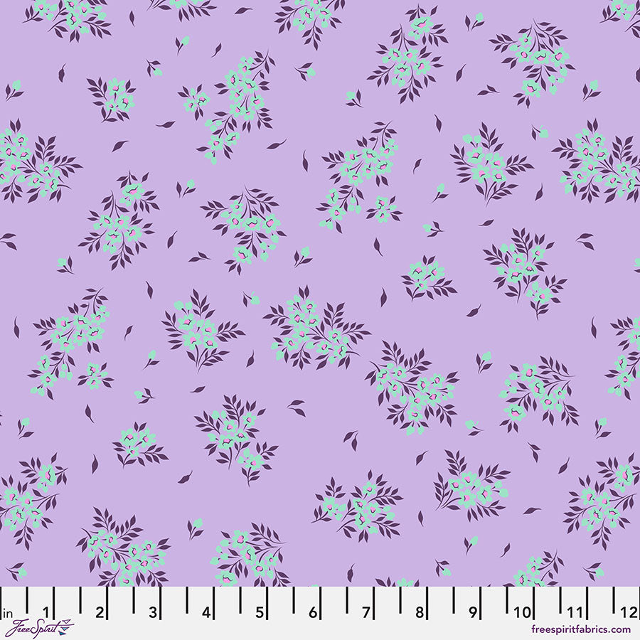 Tula Pink True Colors What a Ditz quilting fabric in Viola