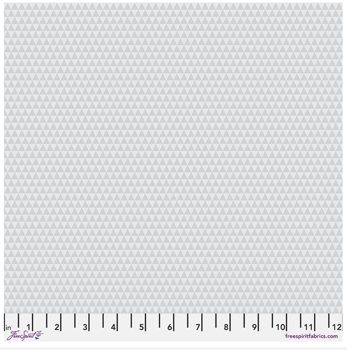 Free Spirit Tula Pink Graywork Kinda Shady Whisper quilting fabric — pale gray tonal