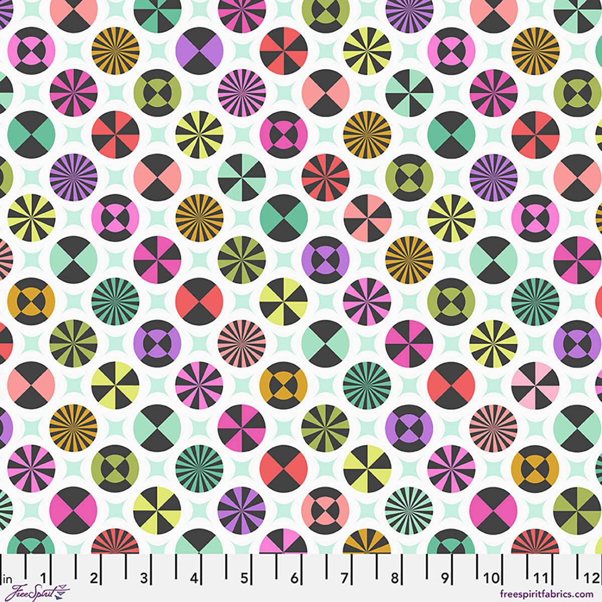 Prince Charming Déjà Vu Taffy Sugarrush 44"/45" Cotton Fabric Per Yard