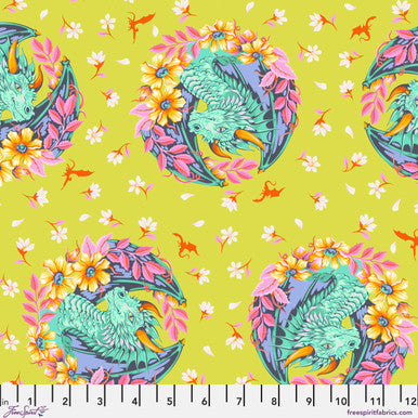 Legendary Dragon Ball She Apple 44"/45" Cotton Fabric Per Yard