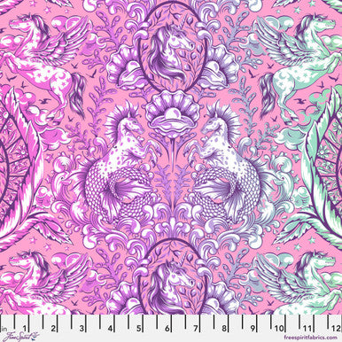 Legendary Pony Tales Wild Orchid 44"/45" Cotton Fabric Per Yard